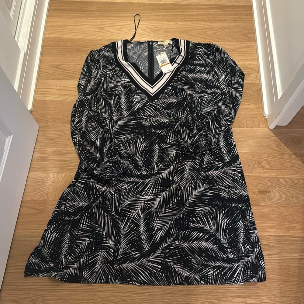 Michael Kors Palm Leaf Dress 3x NWT